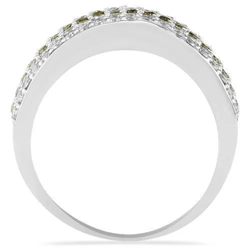 10k White Gold Men's Diamond Wedding Band 1.9 Cwt.