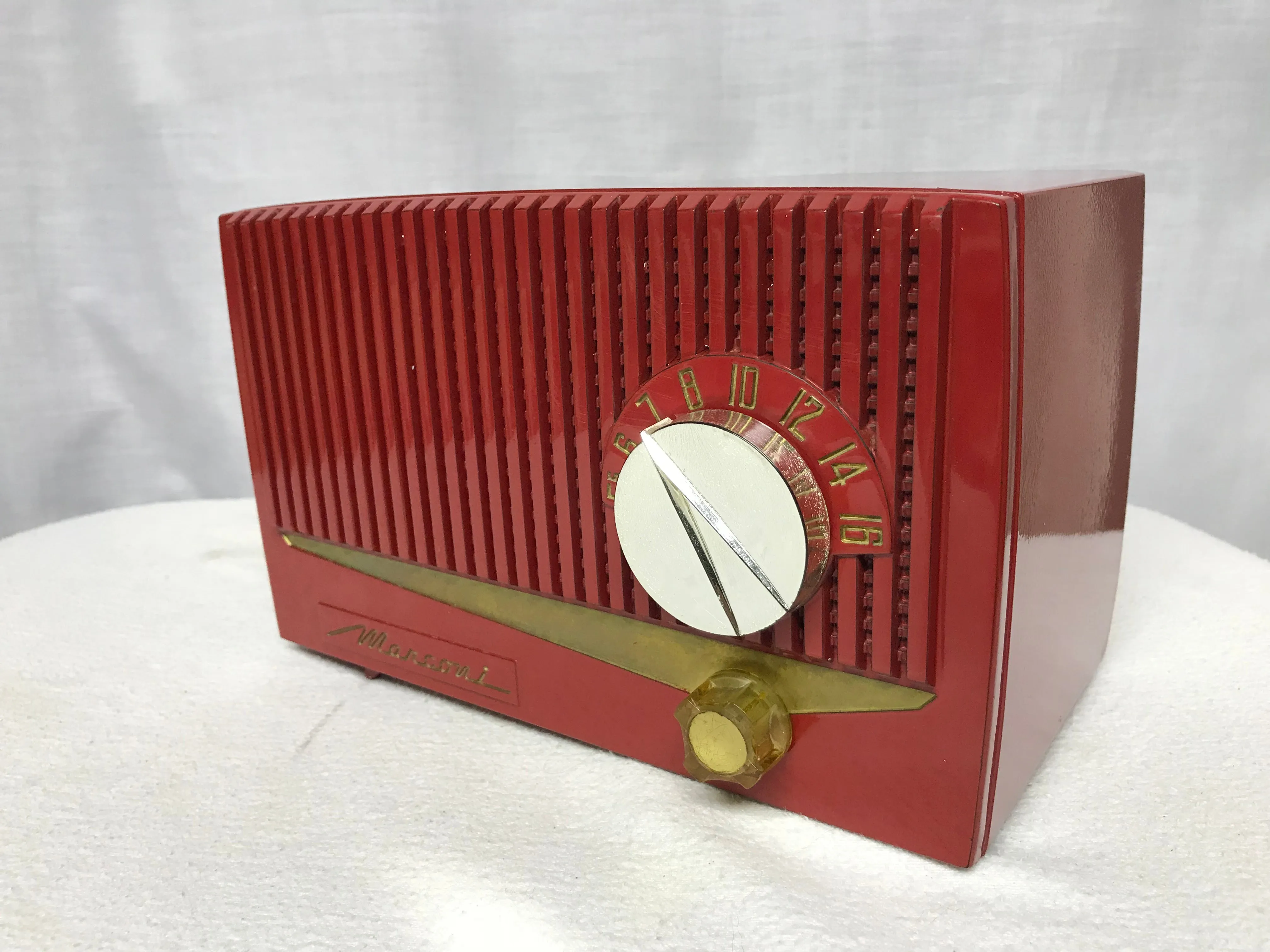 1950’s Marconi Tube Radio With Bluetooth input.