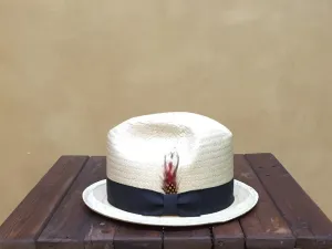 2158 New York Hat Sal Straw Bamboo