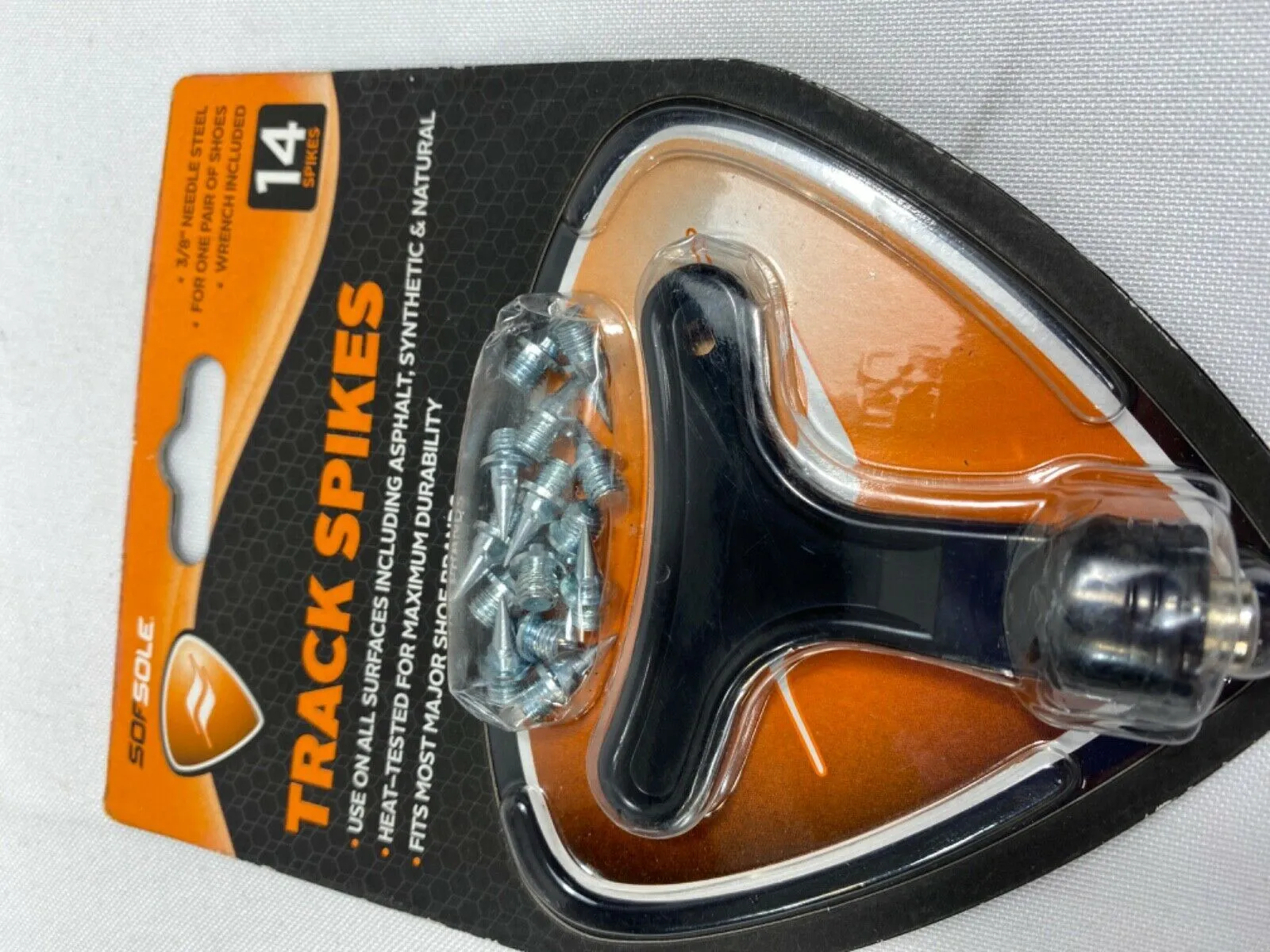 (3) Sof Sole 14 Track Spikes Needle Steel Wrench Included run *choose your size