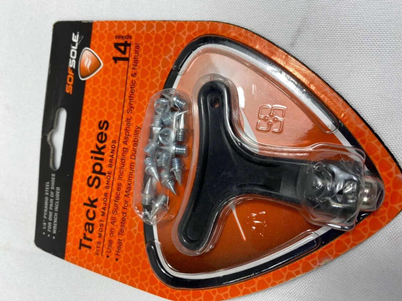 (3) Sof Sole 14 Track Spikes Needle Steel Wrench Included run *choose your size