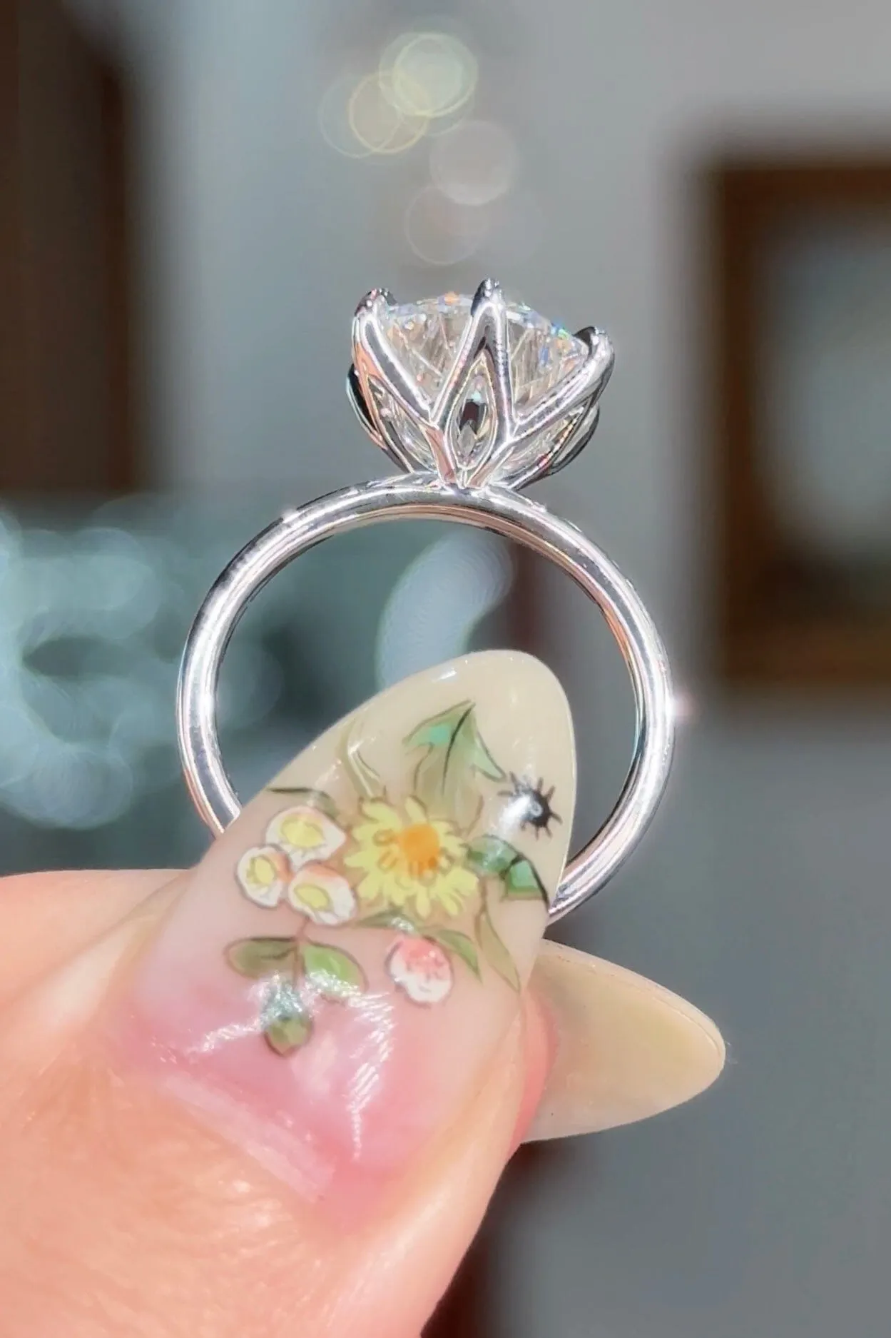 4.09ct E-VS2 Round Lab Diamond Caraline