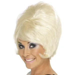 60s Beehive Wig - Blonde