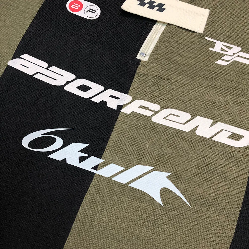 6Kull Zip Streetwear Jersey T-Shirt