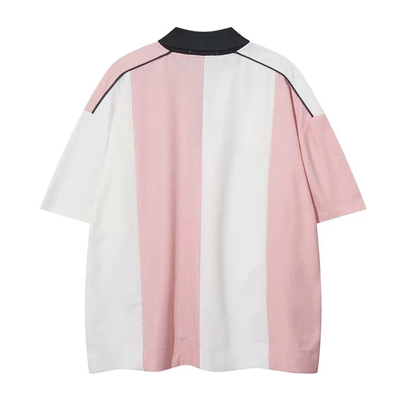 6Kull Zip Streetwear Jersey T-Shirt