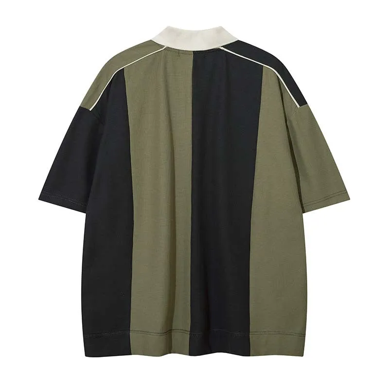 6Kull Zip Streetwear Jersey T-Shirt