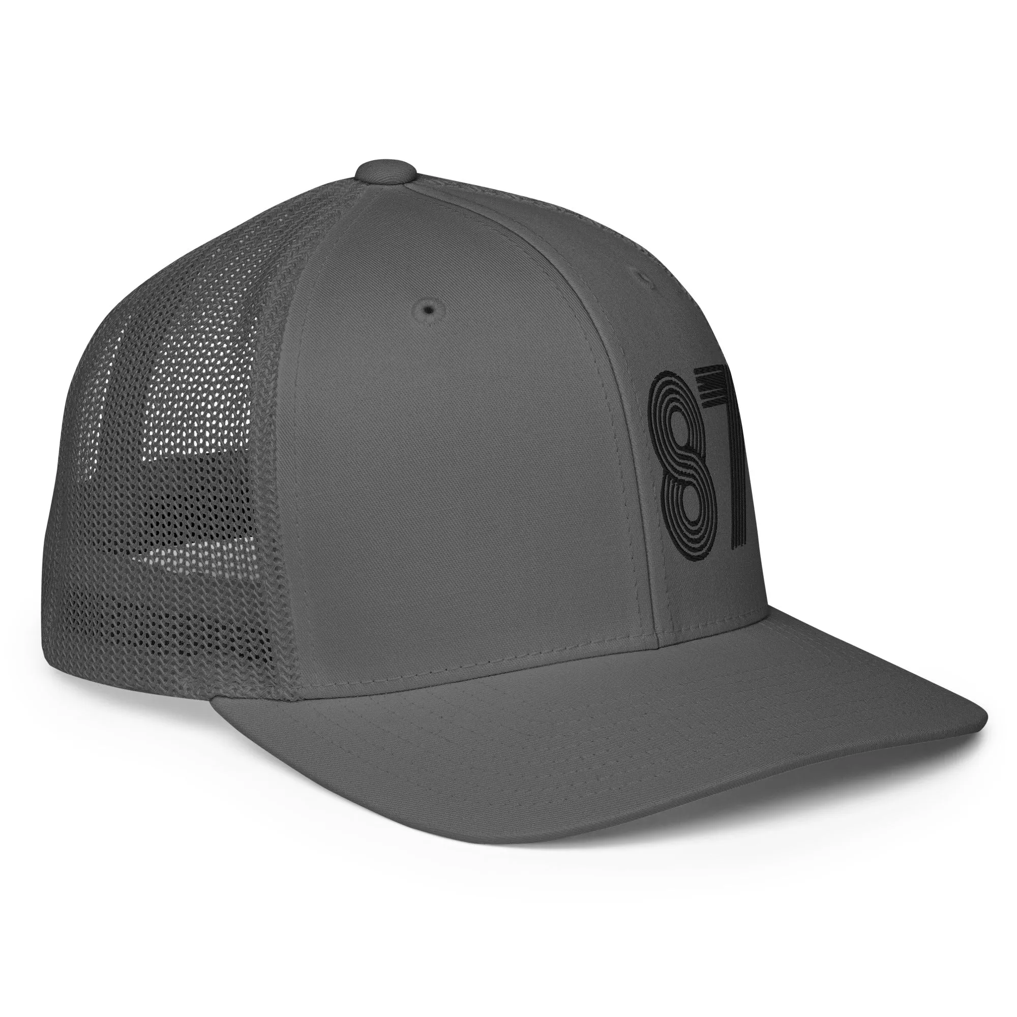 87 - Number Only Closed-back trucker cap