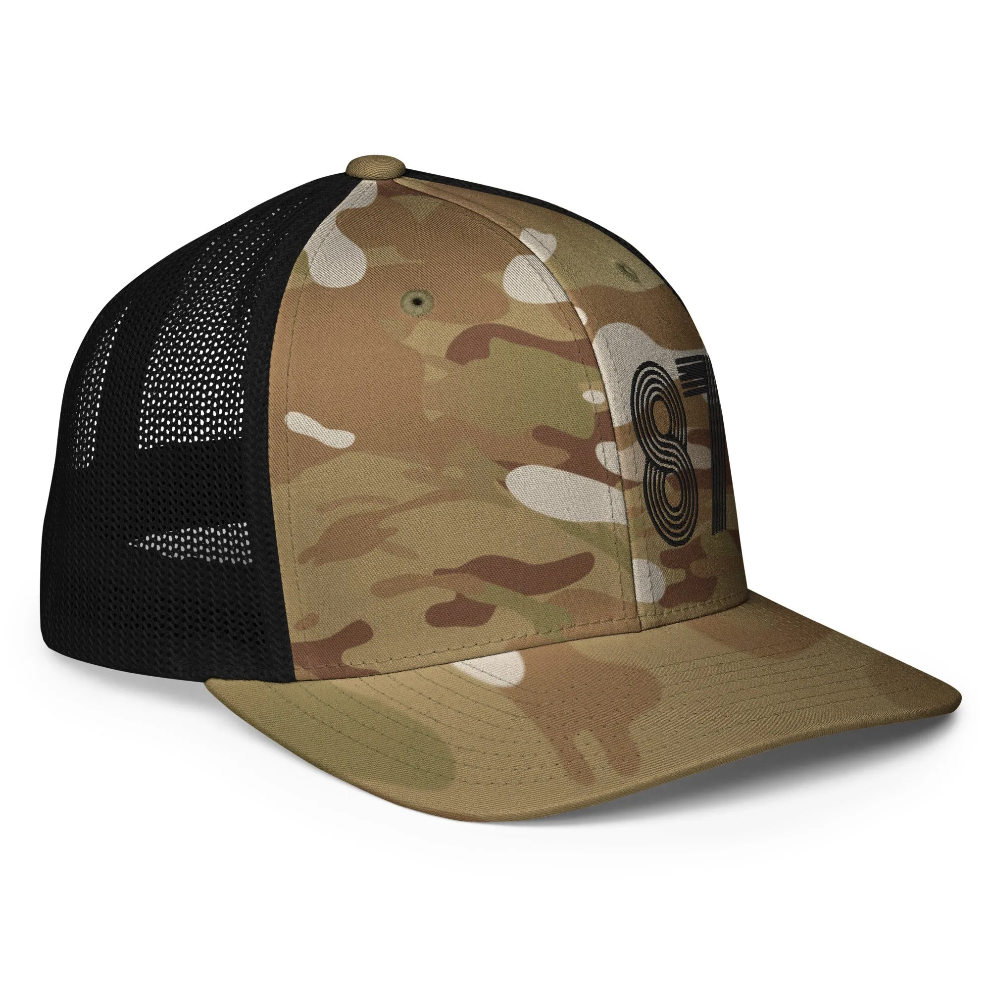 87 - Number Only Closed-back trucker cap