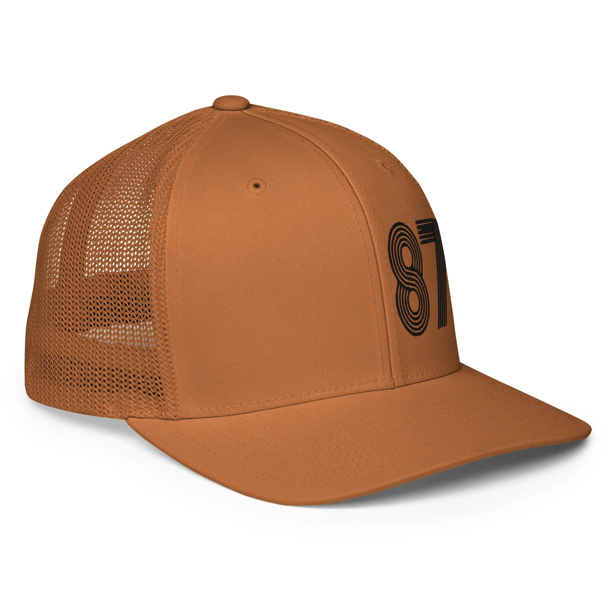 87 - Number Only Closed-back trucker cap