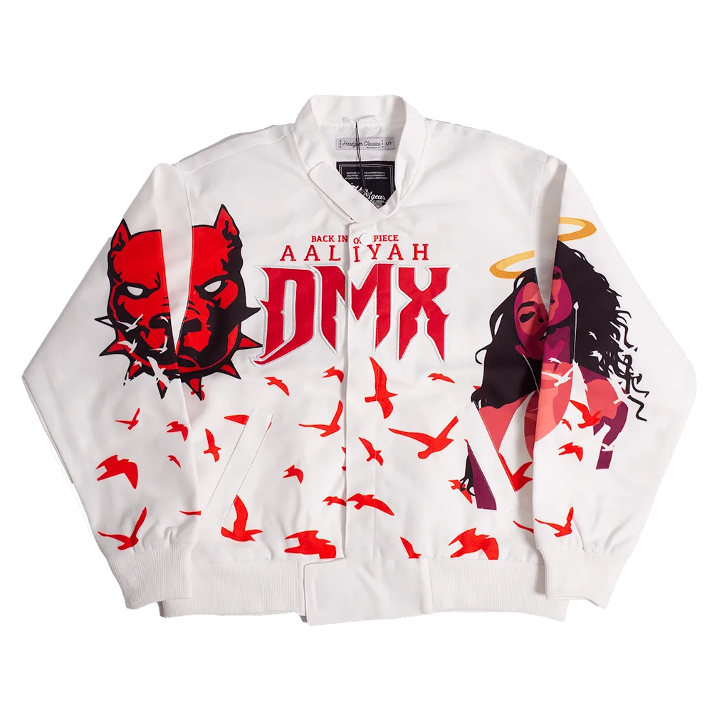 AALIYAH X DMX WORK JACKET WHITE