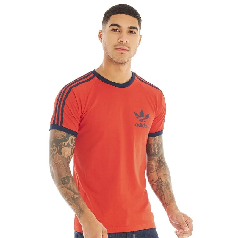 adidas Sport Ess Trefoil Tee Red