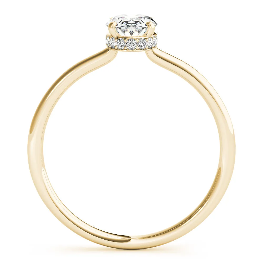 Aimee Oval Lab Grown Diamond Solitaire Engagement Ring IGI Certified