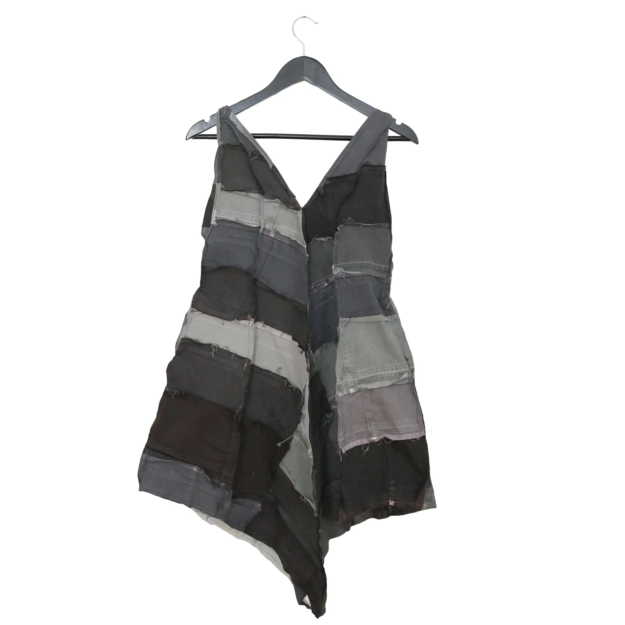All Around Me - Genderless, Reversible Upcycled Denim Dress & Vest