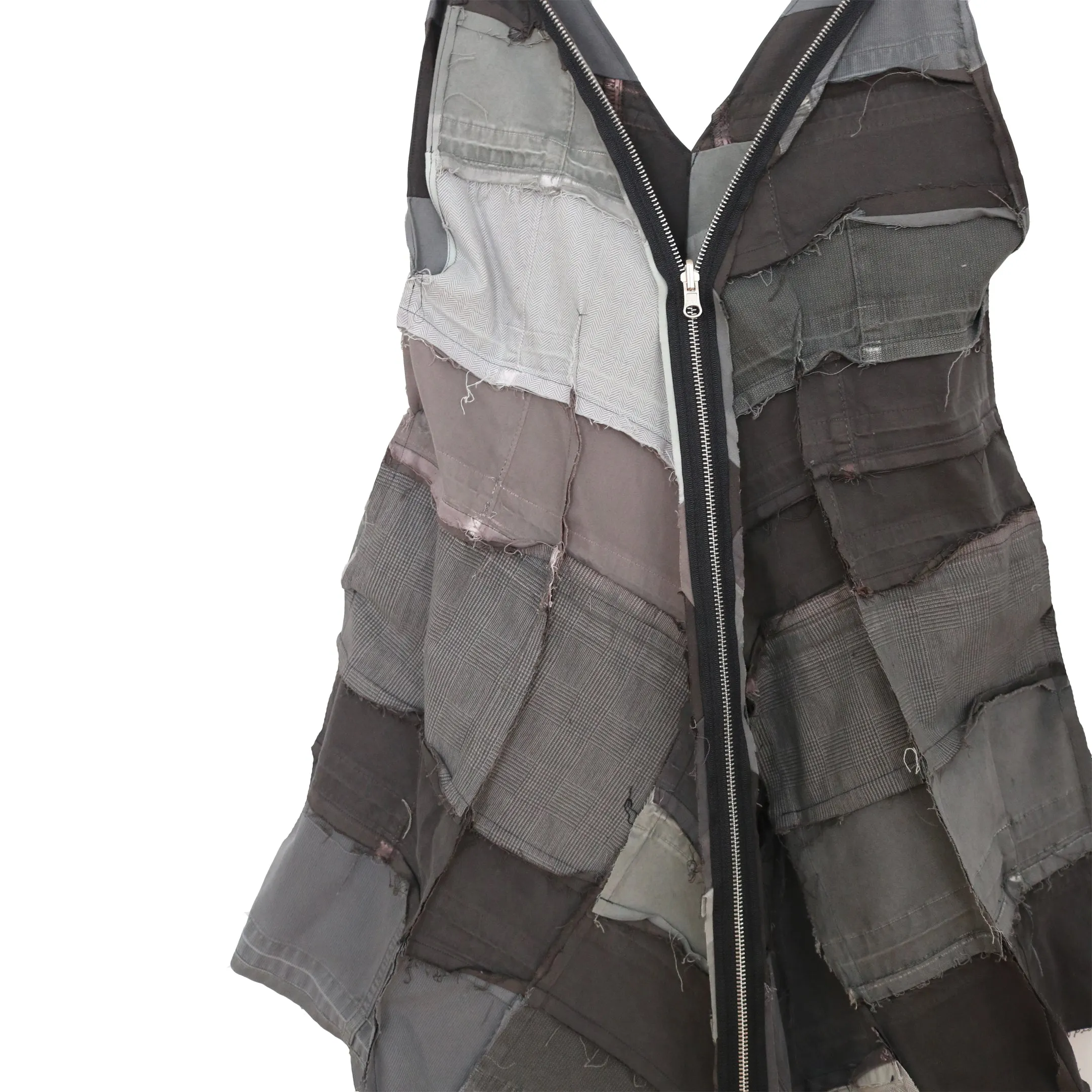 All Around Me - Genderless, Reversible Upcycled Denim Dress & Vest