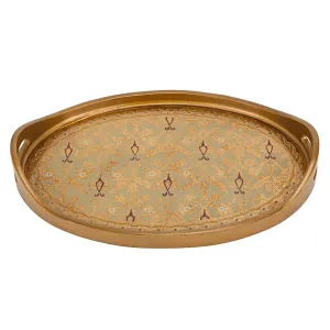Antigua Sand Oval Tray