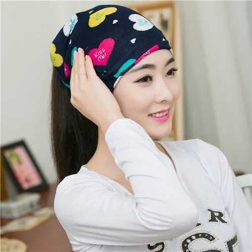arrival 2 Use Cap Knitted Scarf & Winter Hats for Women Letter Beanies Women Hip-hot Skullies girls Gorros women Beanies
