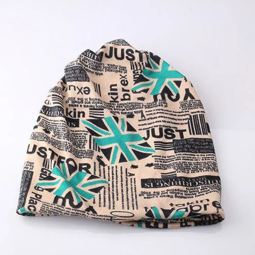arrival 2 Use Cap Knitted Scarf & Winter Hats for Women Letter Beanies Women Hip-hot Skullies girls Gorros women Beanies