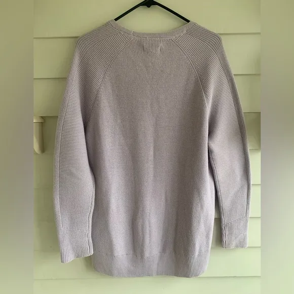 Athleta Hanover V Neck Merino Wool Sweater Size Small