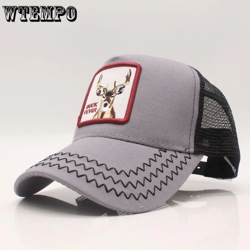 Baseball Cap for Women Summer Mesh Cap Men Embroidery Animal Bones Snapback Hip Hop Hat Casual Cotto