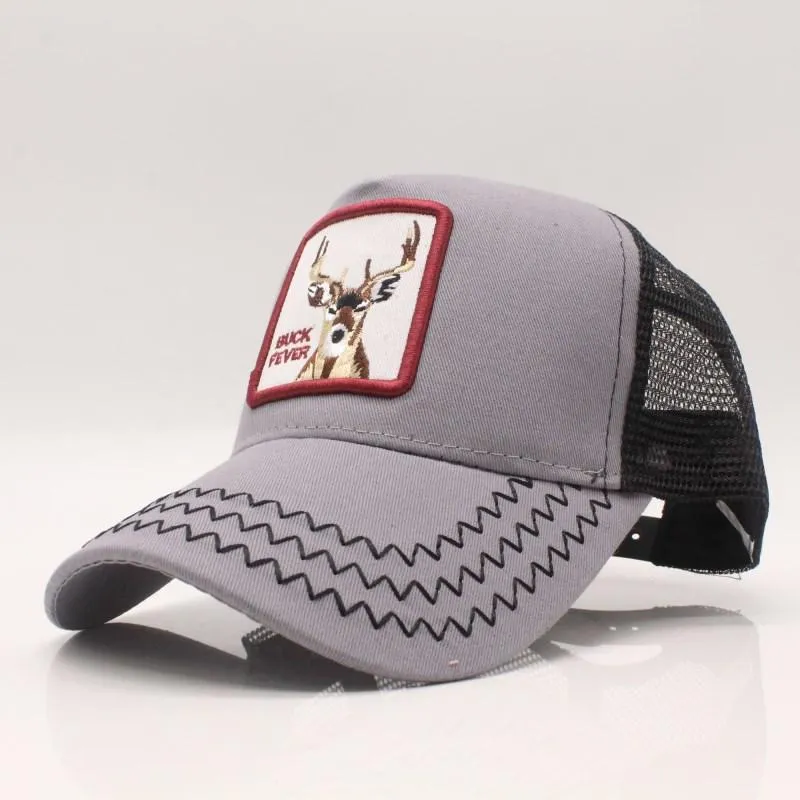 Baseball Cap for Women Summer Mesh Cap Men Embroidery Animal Bones Snapback Hip Hop Hat Casual Cotto