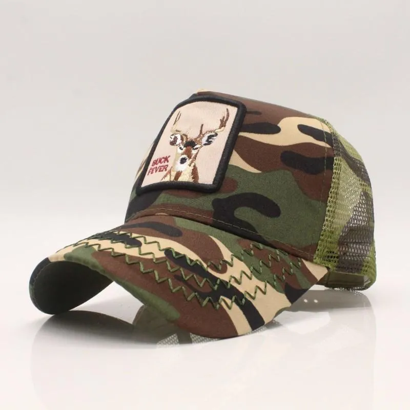 Baseball Cap for Women Summer Mesh Cap Men Embroidery Animal Bones Snapback Hip Hop Hat Casual Cotto
