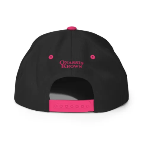 Baseball Logo Krown Icon Embroidered Two Tone Snapback Cap