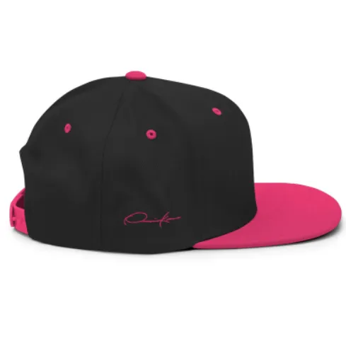 Baseball Logo Krown Icon Embroidered Two Tone Snapback Cap