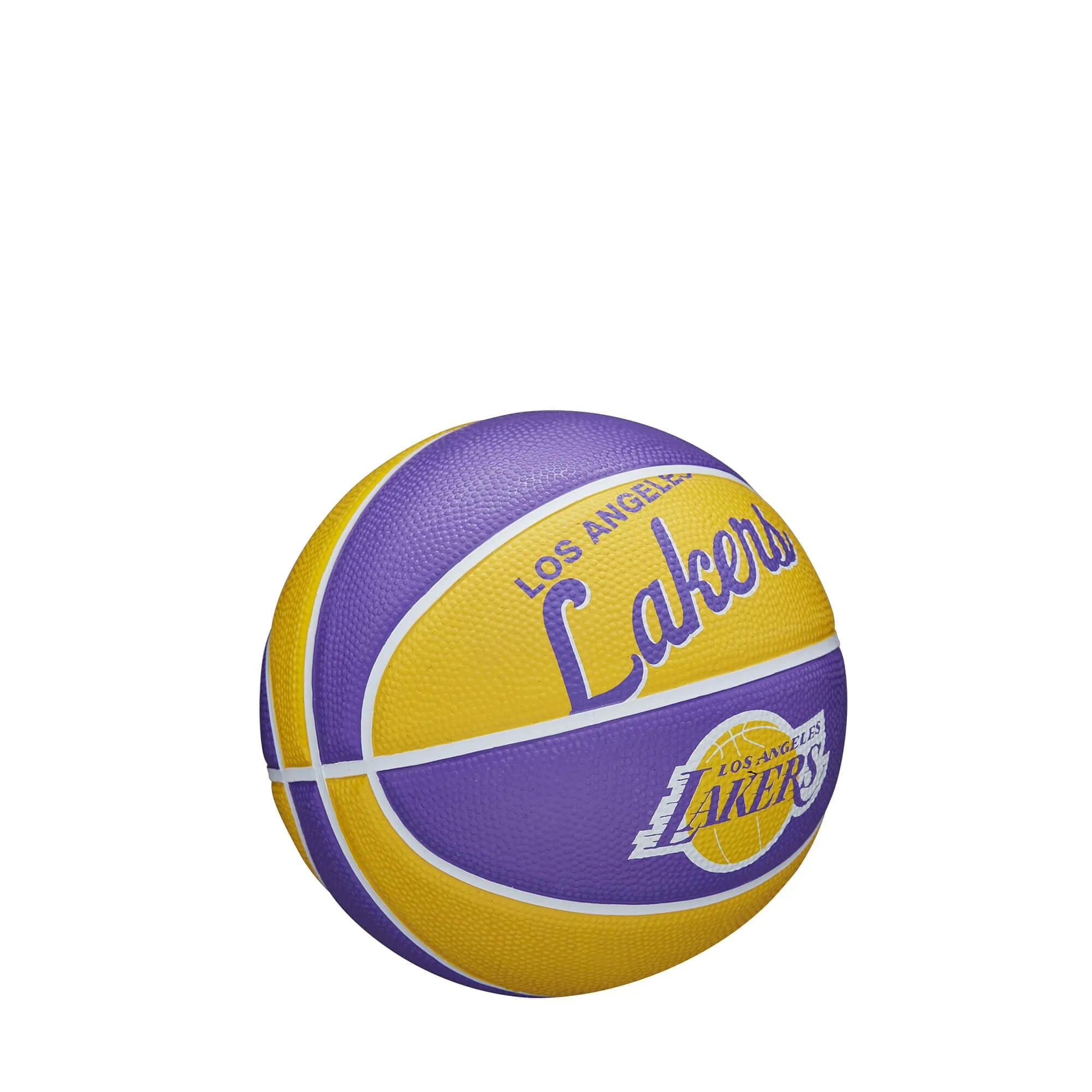 Basketbalová lopta Wilson NBA Team Retro Mini Los Angeles Lakers (veľkosť 3)