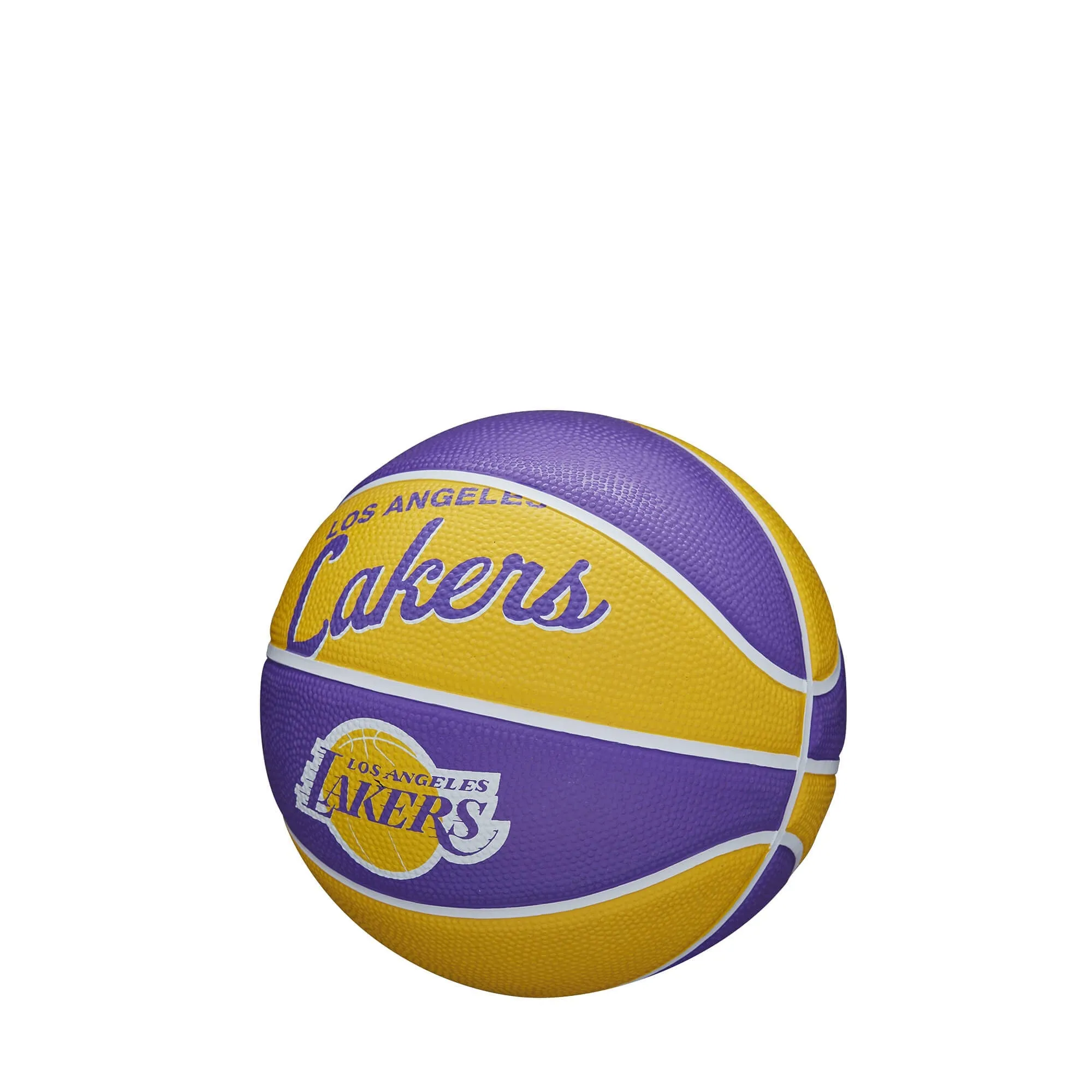 Basketbalová lopta Wilson NBA Team Retro Mini Los Angeles Lakers (veľkosť 3)