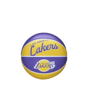 Basketbalová lopta Wilson NBA Team Retro Mini Los Angeles Lakers (veľkosť 3)
