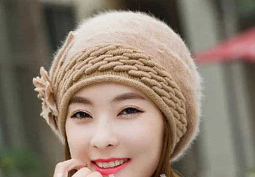 Beanies Women's Hats For Women Knitted Bonnet Caps Women's Hats Brand Ski Wool Fur Sports Beanie Skullies Hat