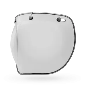 Bell 3-Snap Bubble DLX Shield - Clear