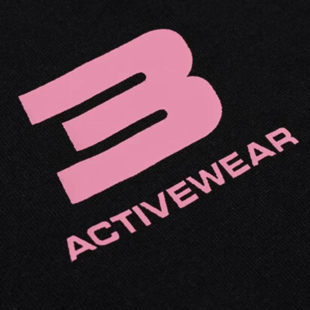 Black And Pink Streetwear Sweatshirt