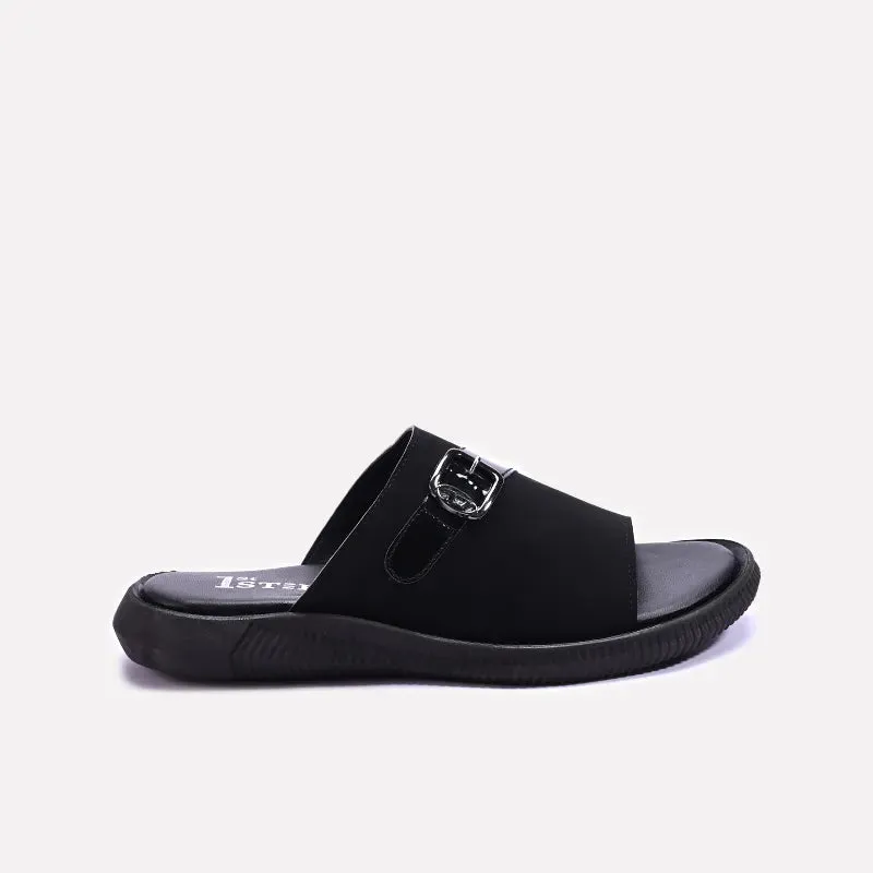 Black Comfortable Casual Slippers 0150997