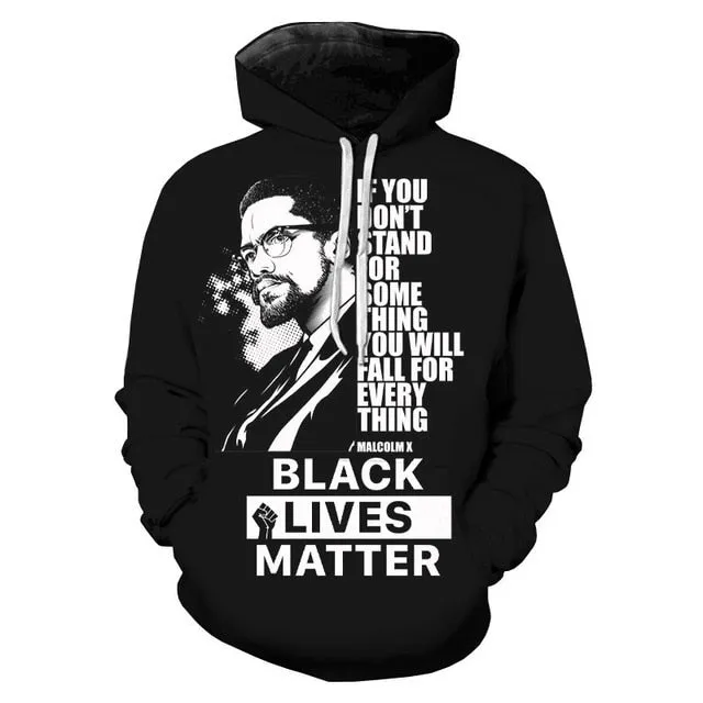 Black Lives Matter 3D Printed Hoodie Sweatshirts I Can't Breathe George Floyd Hoodie Streetwear Hip Hop Streetwear Hoodies