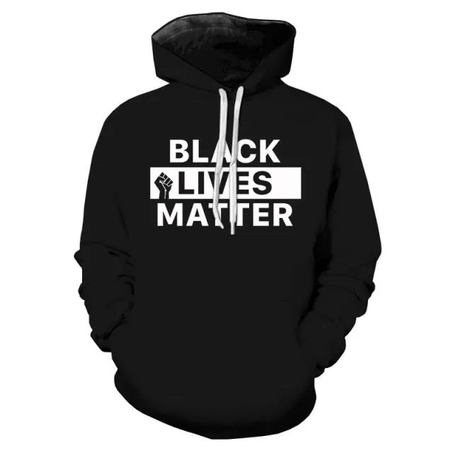 Black Lives Matter 3D Printed Hoodie Sweatshirts I Can't Breathe George Floyd Hoodie Streetwear Hip Hop Streetwear Hoodies