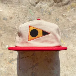 Blackball Patch Hat - Two-Toned RED/NAT