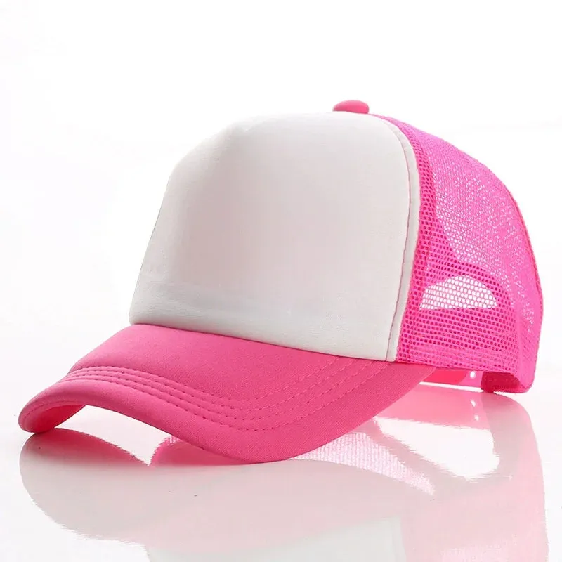 Blank Hats Baseball Cap Snapback Hat For Boy Men Women Adjustable Hats Fashion New Sports Advertising Caps