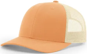 Blank Low Profile Trucker Peach Birch