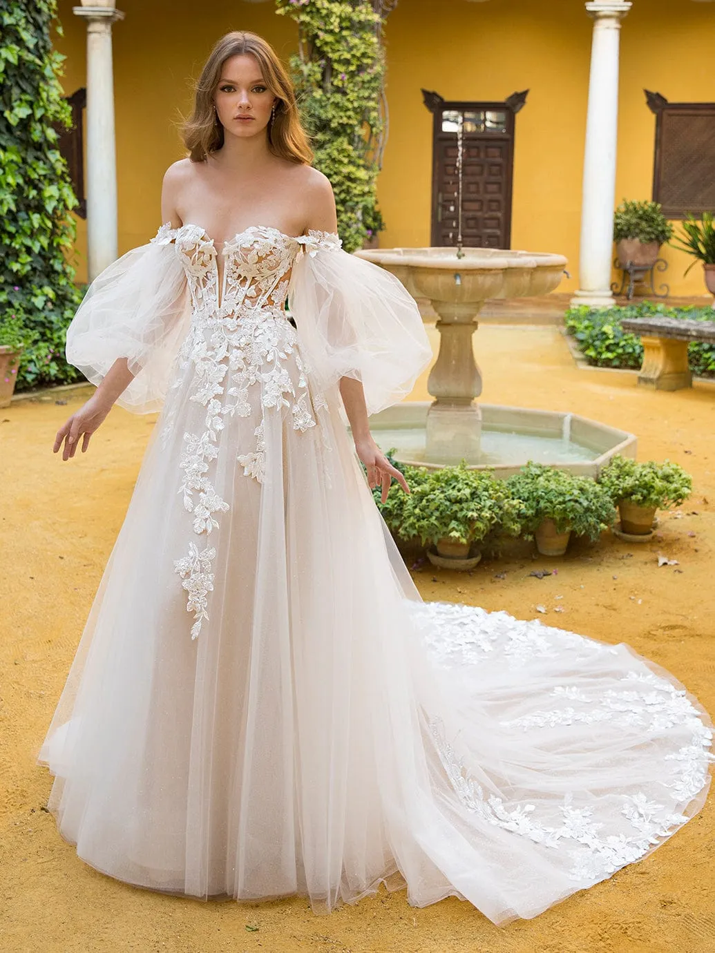 Blue by Enzoani: Petunia