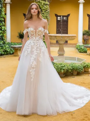 Blue by Enzoani: Petunia