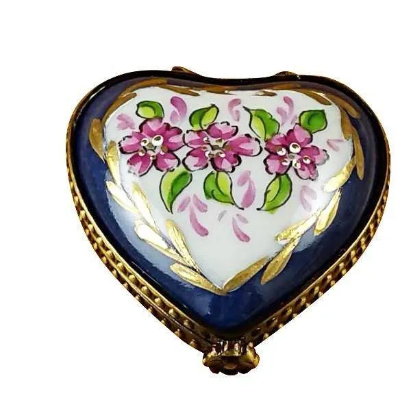Blue Heart Roses on Blue Base