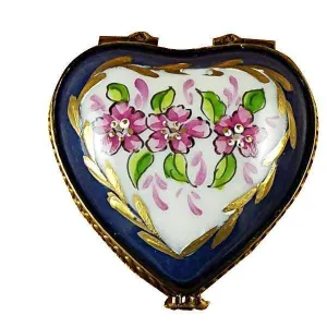 Blue Heart Roses on Blue Base