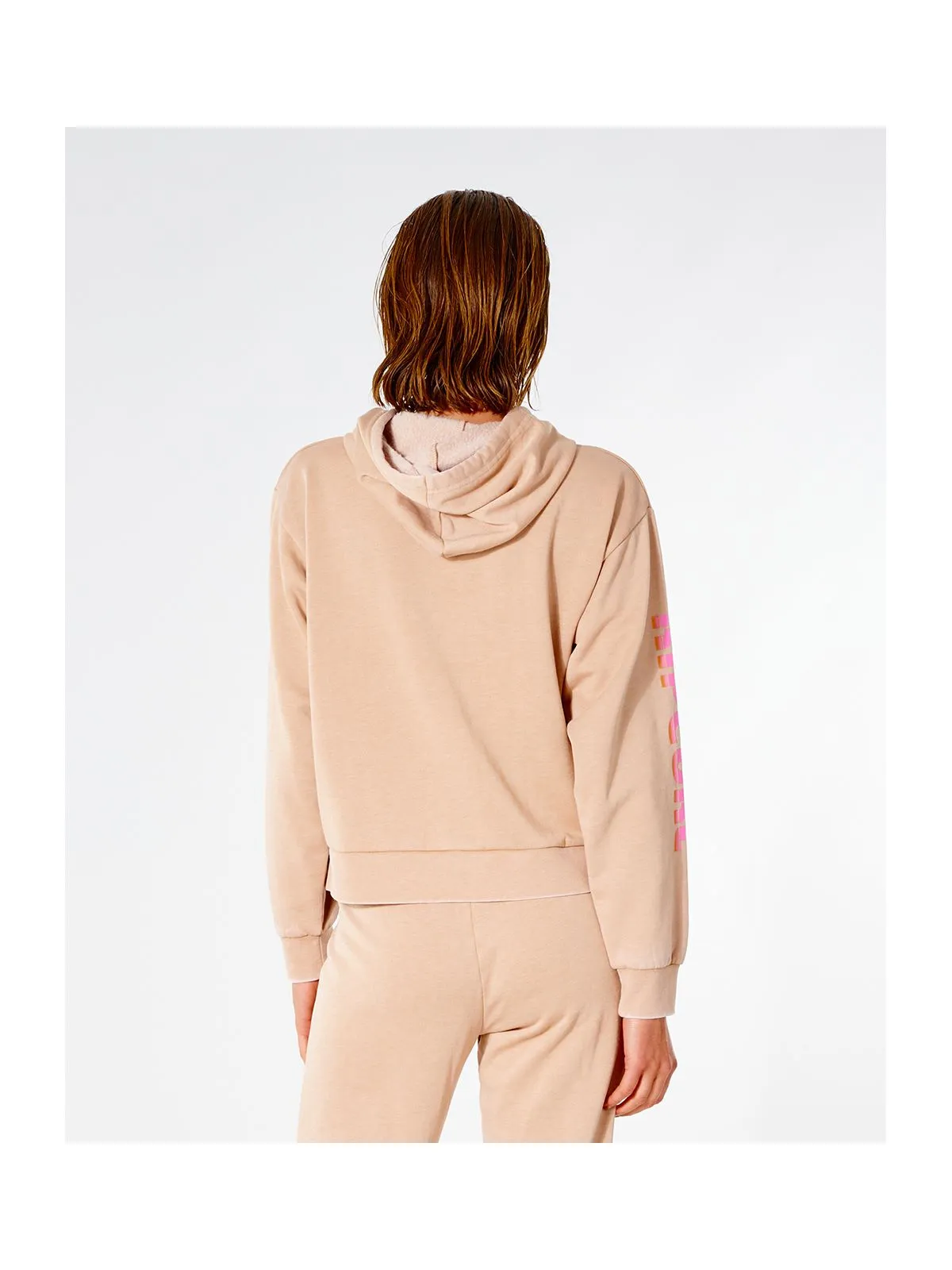 Bluza dresowa damska RIP CURL Wave Shapers Zip Through - beżowy