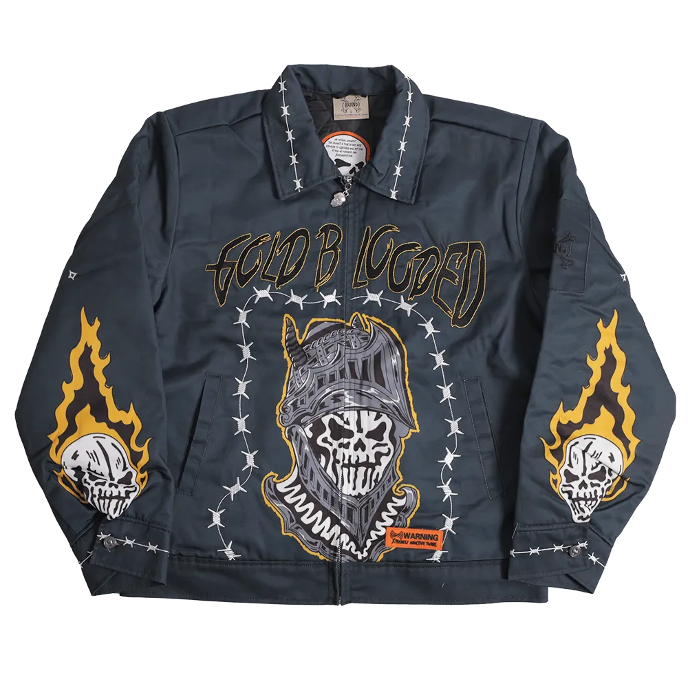 BRAND X GOLDEN STATE BLACK WORK JACKET (BLACK)