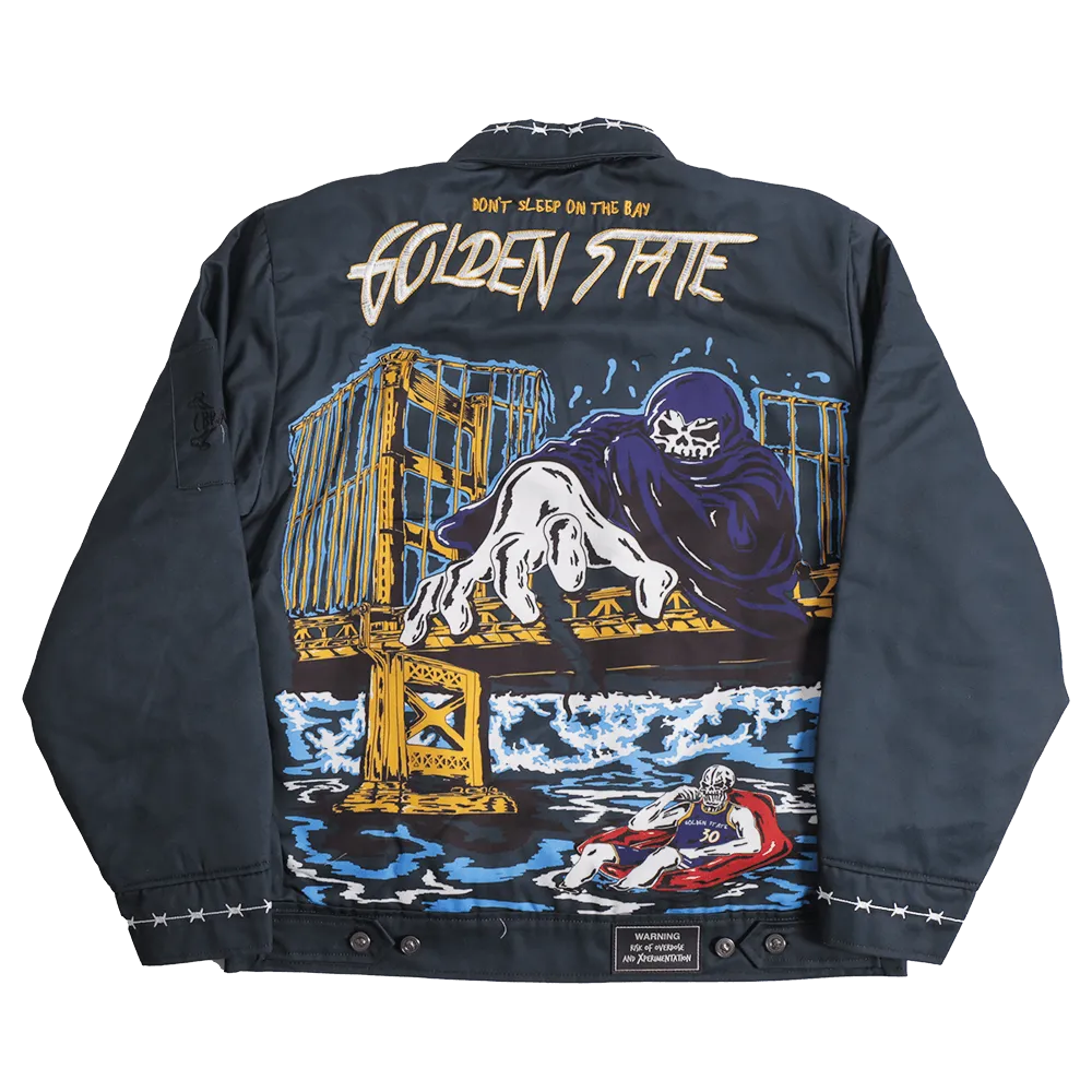 BRAND X GOLDEN STATE BLACK WORK JACKET (BLACK)