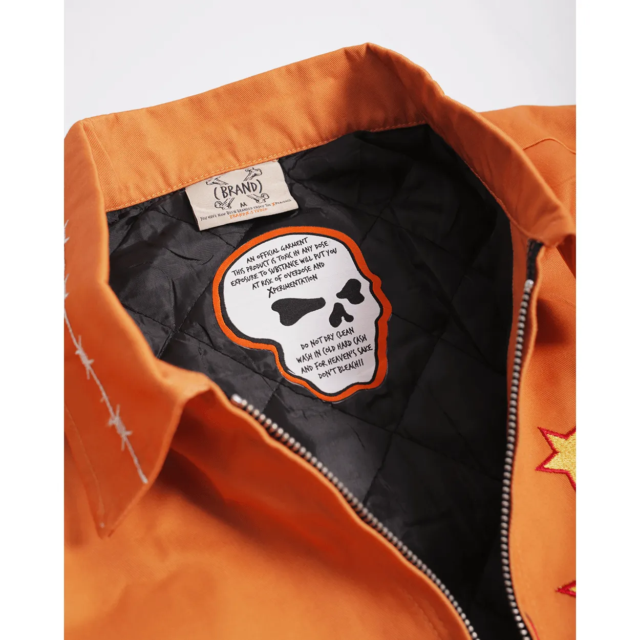 BRAND X ITS HOT IN THE VALLEY WORK JACKET (ORANGE)