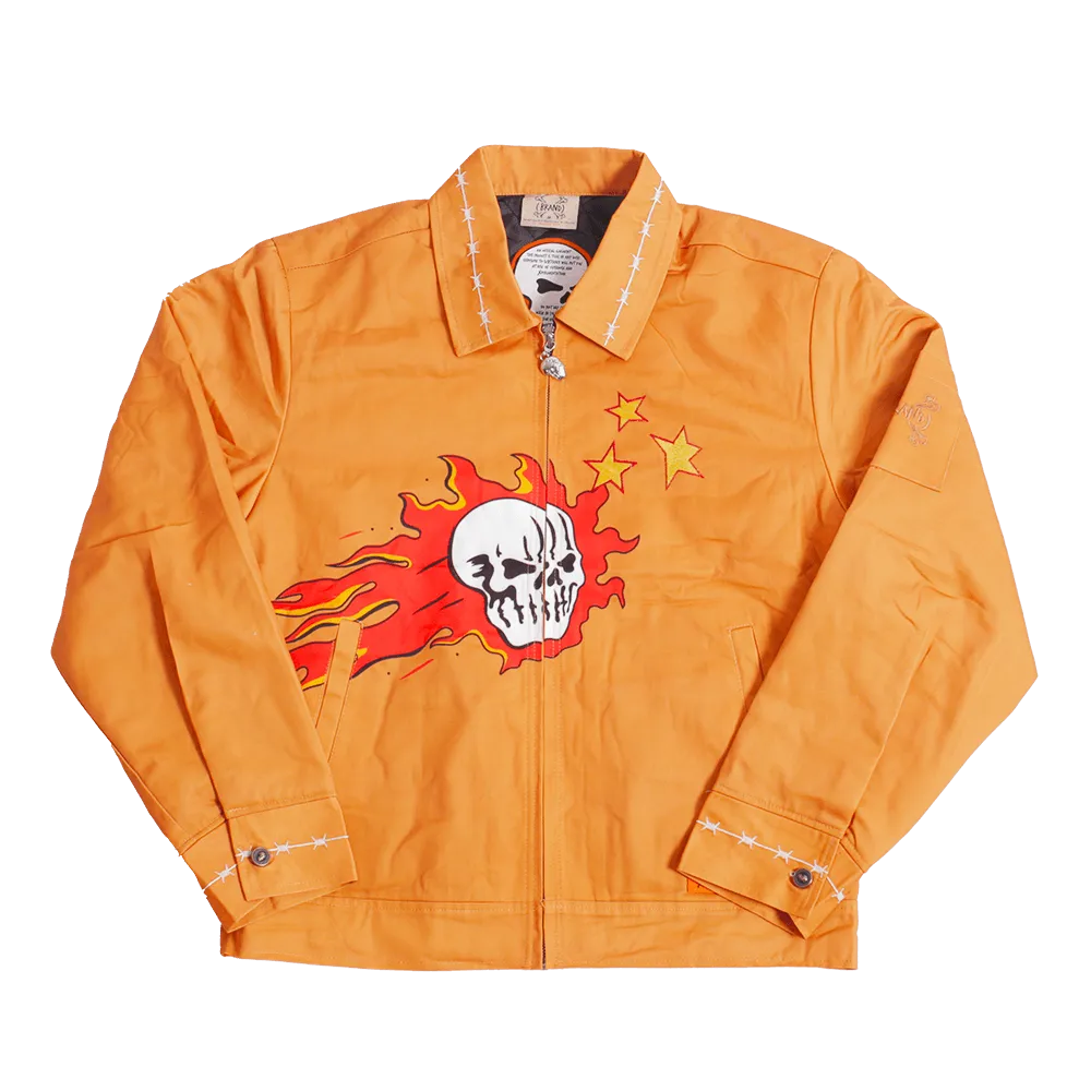 BRAND X ITS HOT IN THE VALLEY WORK JACKET (ORANGE)