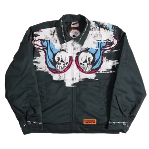 BRAND X MIAMI REAPERS OF SOUTH BEACH WORK JACKET (BLACK)