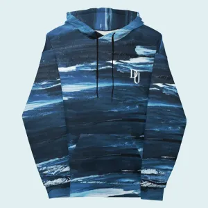 Brushed Blue Premium Streetwear Hoodie